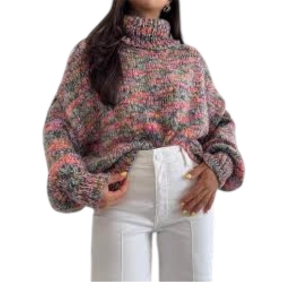 Wild Fable Multicolor Knit Sweater 
Size Medium - Picture 1 of 7